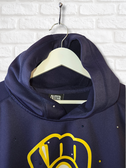Milwaukee Brewers Crop Hoodie