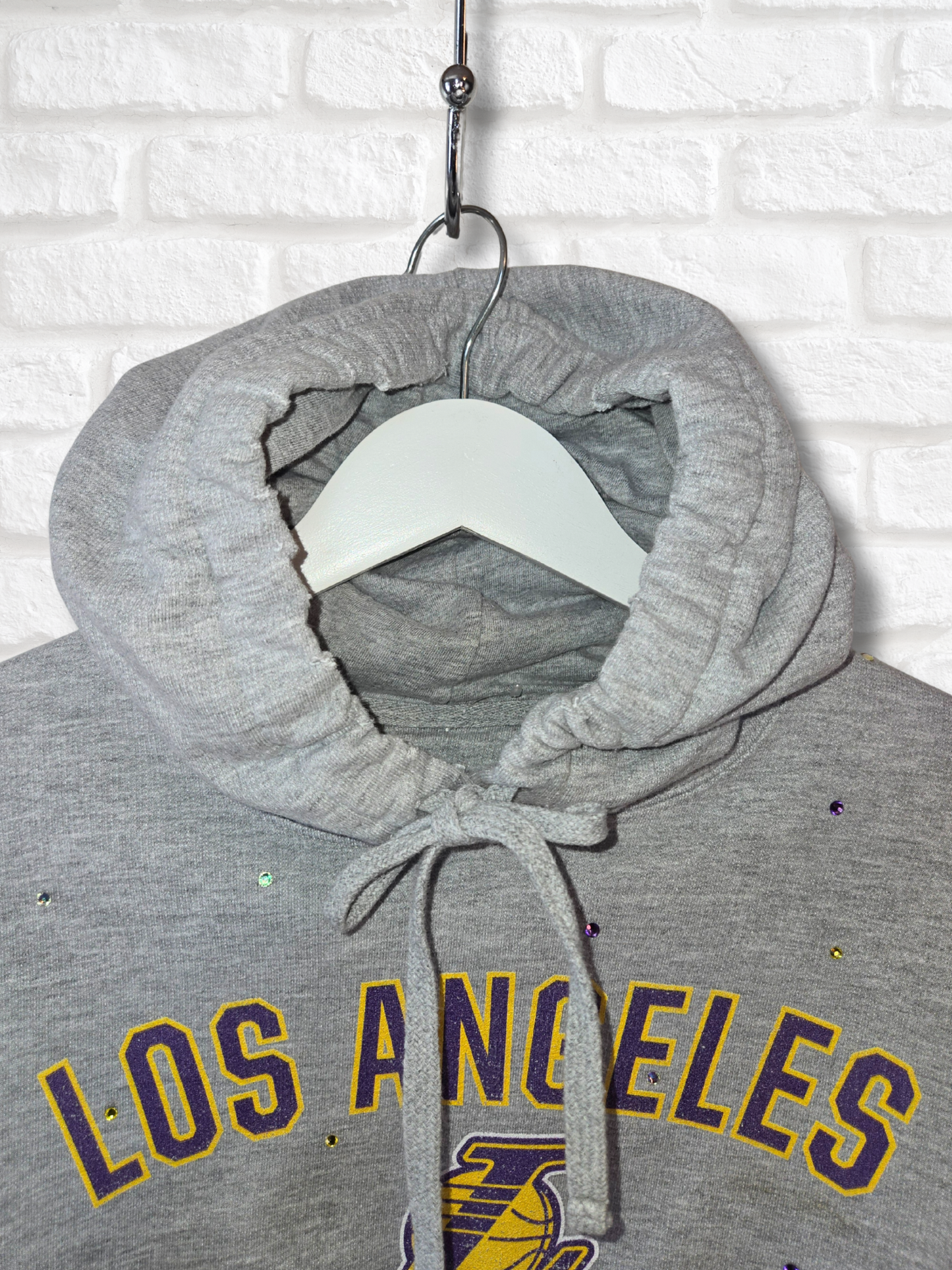 Los Angeles Lakers Crop Hoodie - Medium