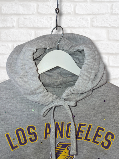 Los Angeles Lakers Crop Hoodie - Medium