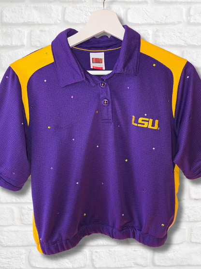 LSU Tigers Crop Polo