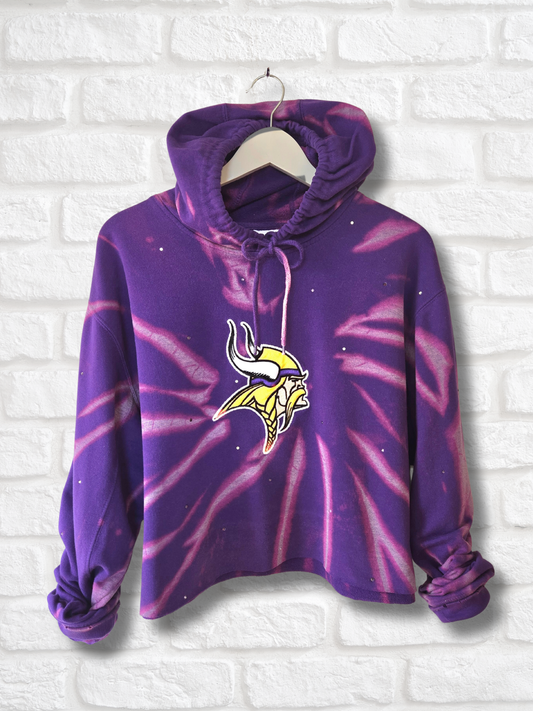 Minnesota Vikings Crop Hoodie
