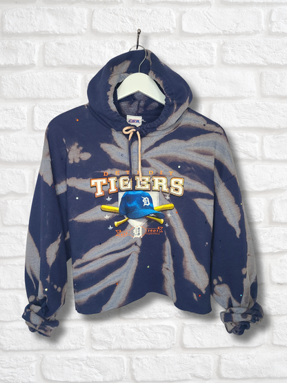 Detroit Tigers Crop Hoodie
