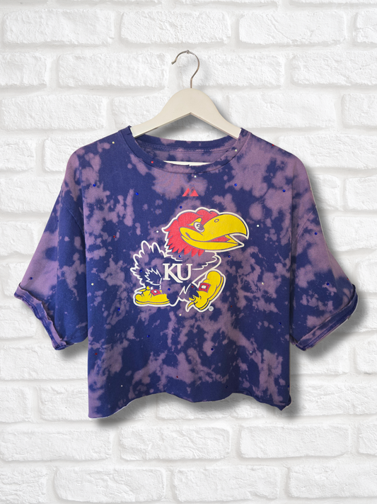 Kansas Jayhawks Crop Top