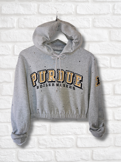 Purdue Boilermakers Cropped Hoodie