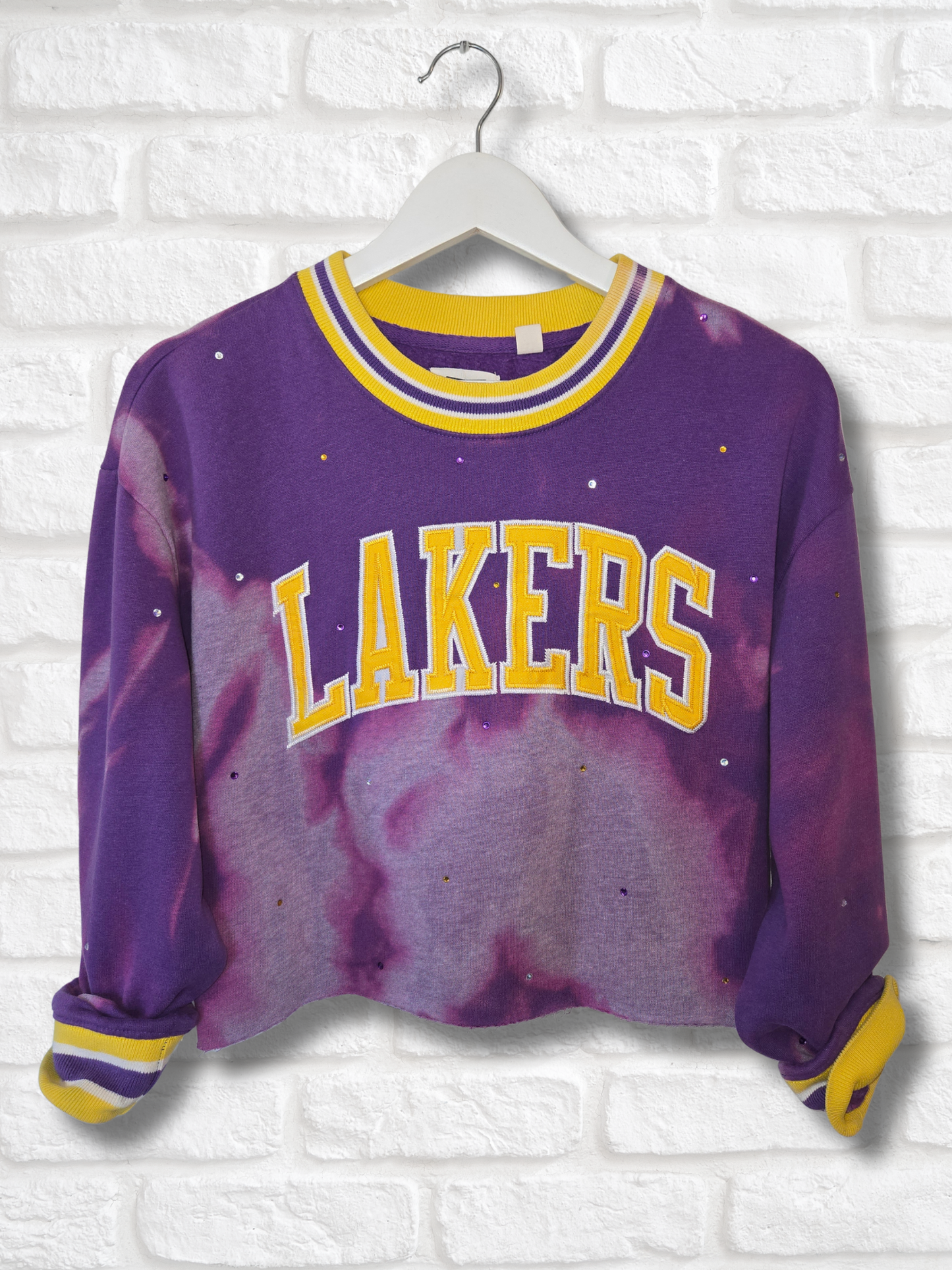 Los Angeles Lakers Crop Sweatshirt - Medium