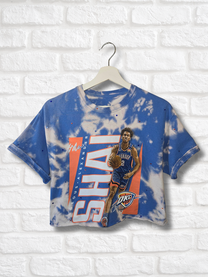 OKC Thunder Crop Top - Medium