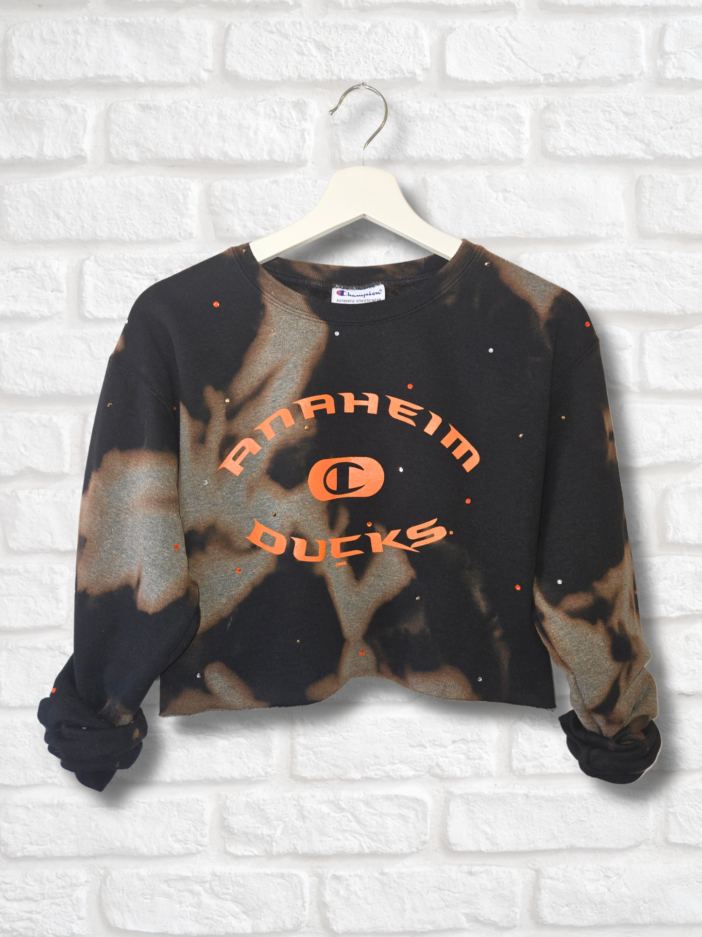 Anaheim Ducks Crop Sweatshirt - Small