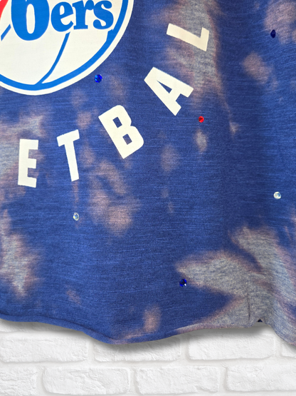 Philadelphia 76ers Crop Top  - Large