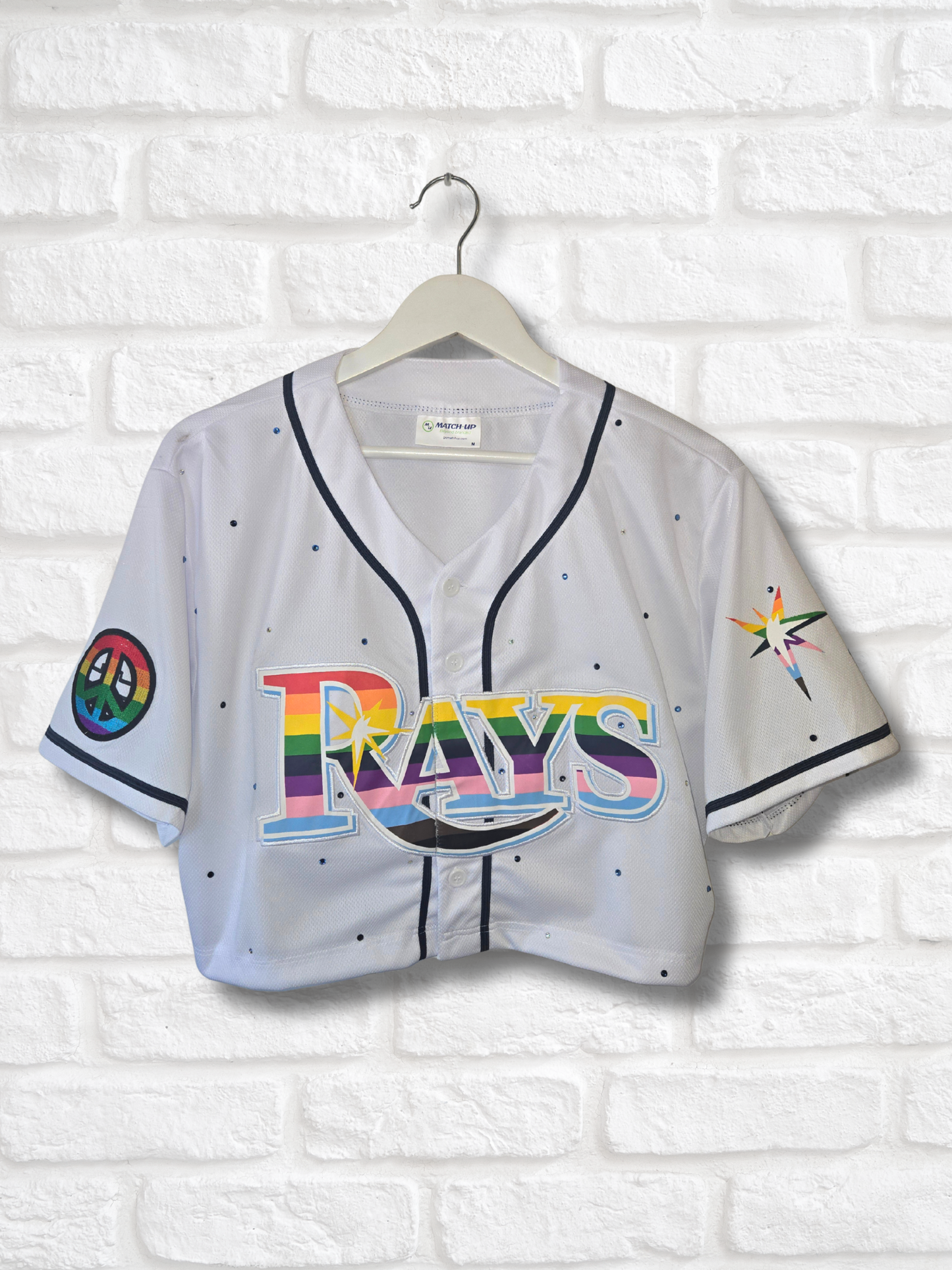 Tampa Bay Rays Pride Crop Jersey