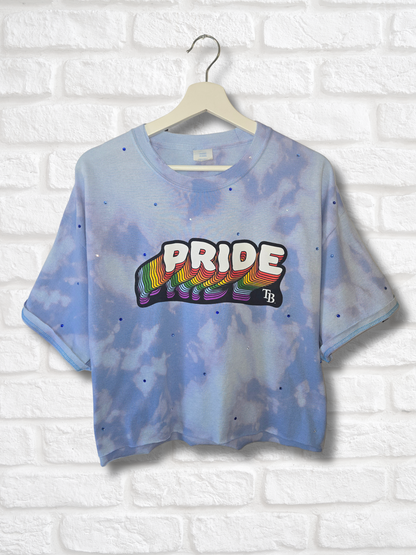 Tampa Bay Rays Pride Crop Top - XL