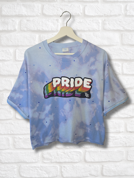 Tampa Bay Rays Pride Crop Top - XL