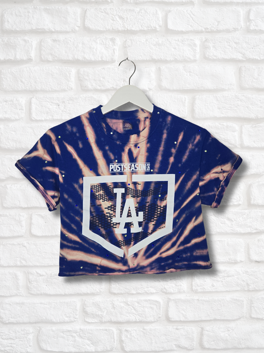 Los Angeles Dodgers Crop Top  - Small