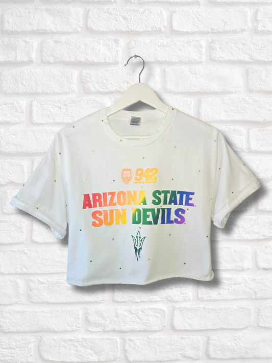 Arizona Sun Devils Pride Crop Top - Medium