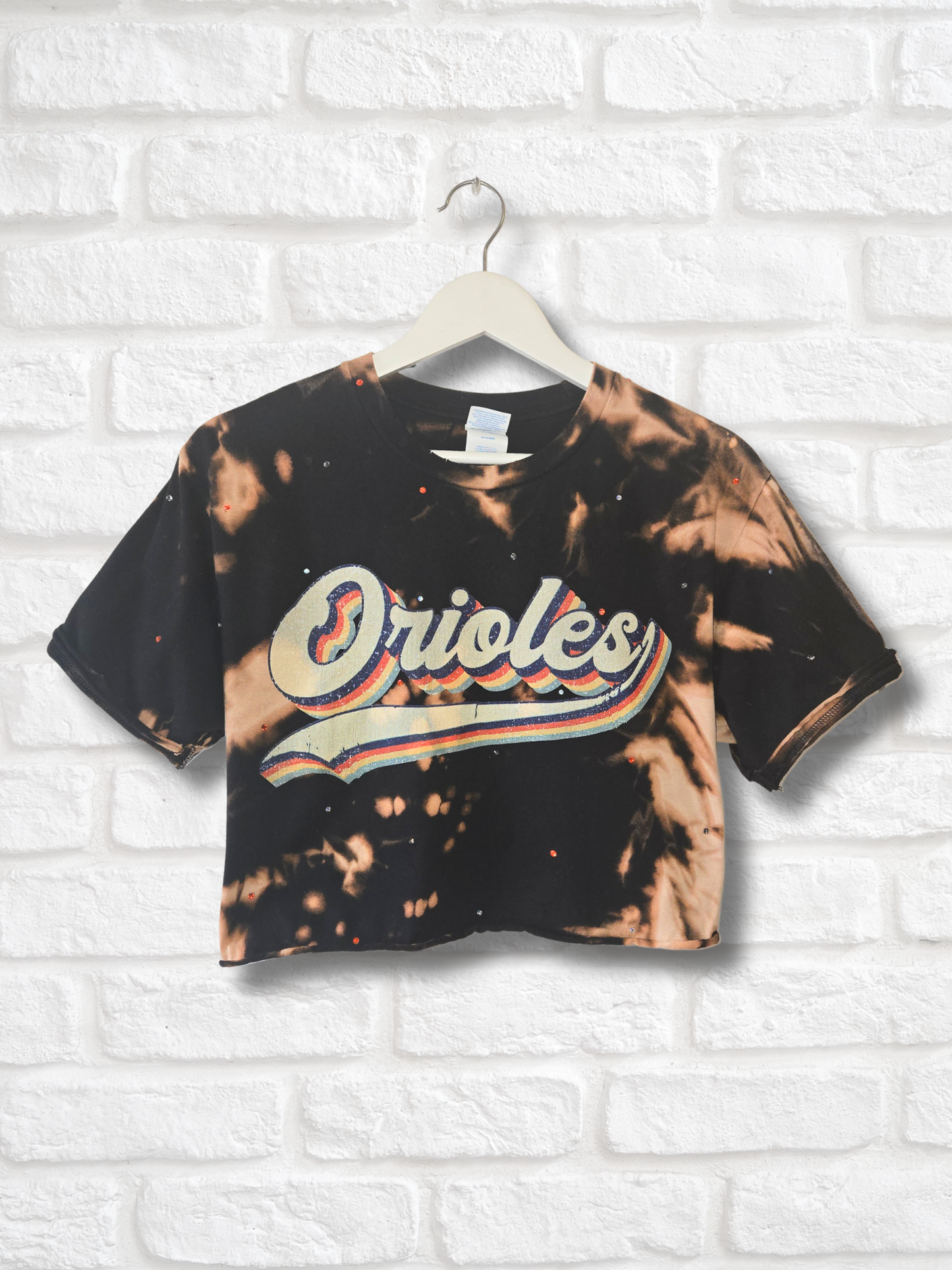 Baltimore Orioles Pride Crop Top- Medium