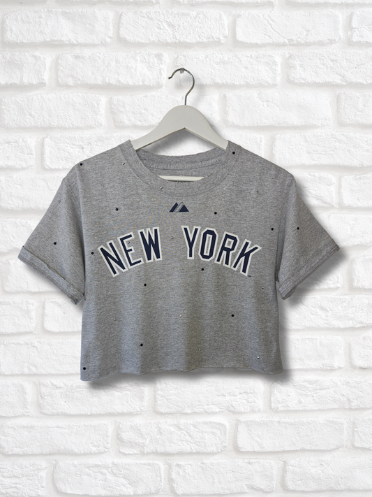 New York Yankees Crop Top- Small