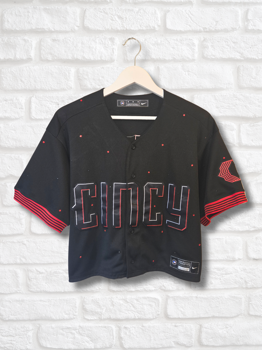 Cincinnati Reds Crop Jersey- M/L