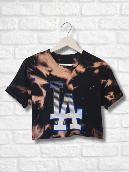Los Angeles Dodgers Crop Top- Small