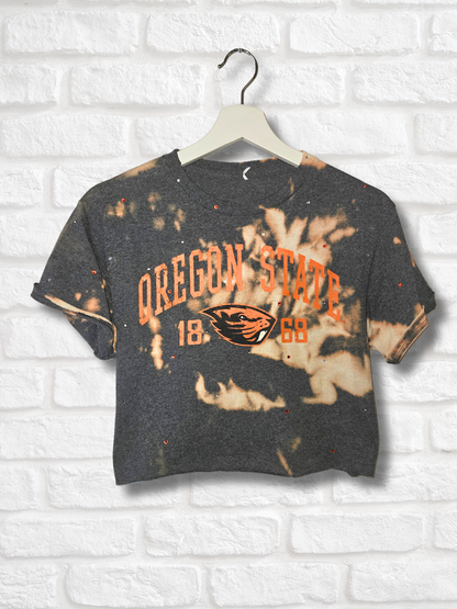 Oregon State Beavers Crop Top- Small