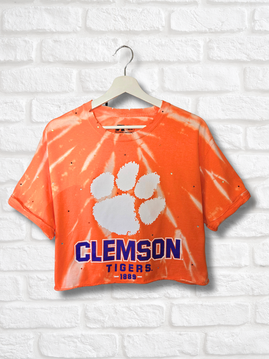 Clemson Tigers Crop Top- Large