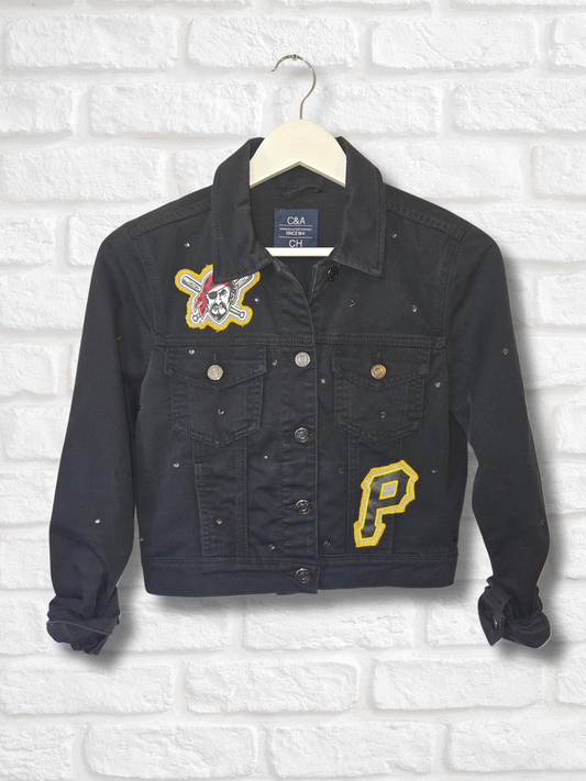 Pittsburgh Pirates Crop Jacket- XS/S