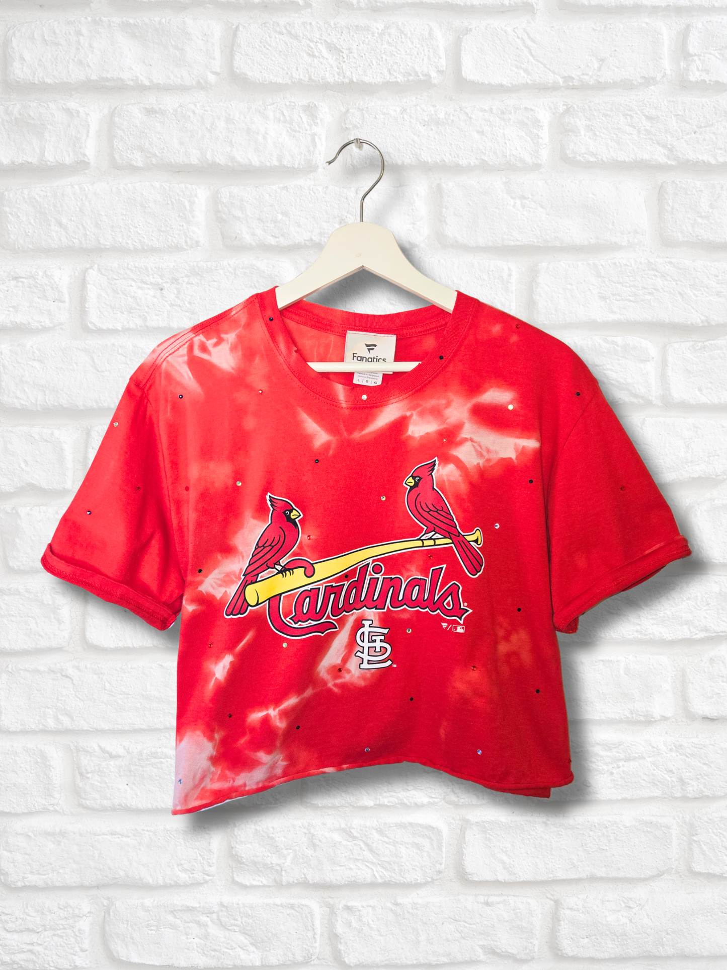 St Louis Cardinals Crop Top- Large