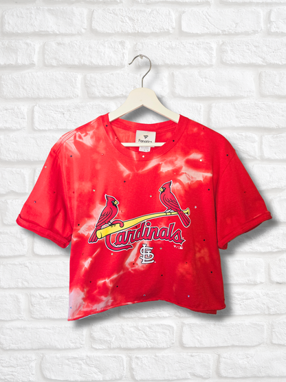 St Louis Cardinals Crop Top- Large
