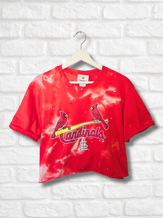 St Louis Cardinals Crop Top- Large