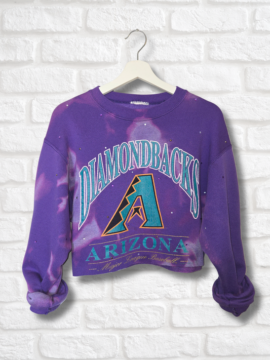 Arizona Diamondbacks Crop Sweatshirt- Medium/Large
