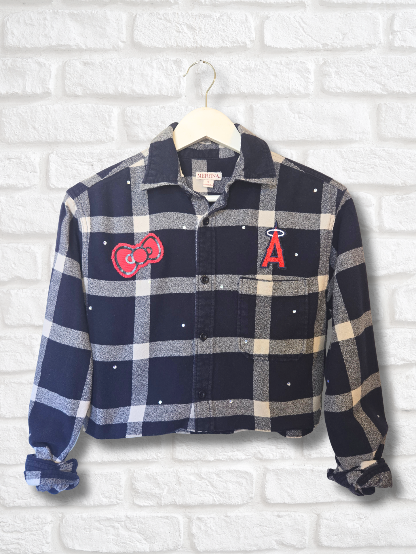 Angels HK Crop Flannel- Small
