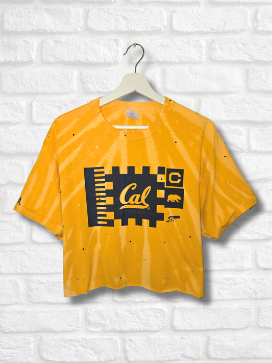 California Golden Bears Crop Top- Large