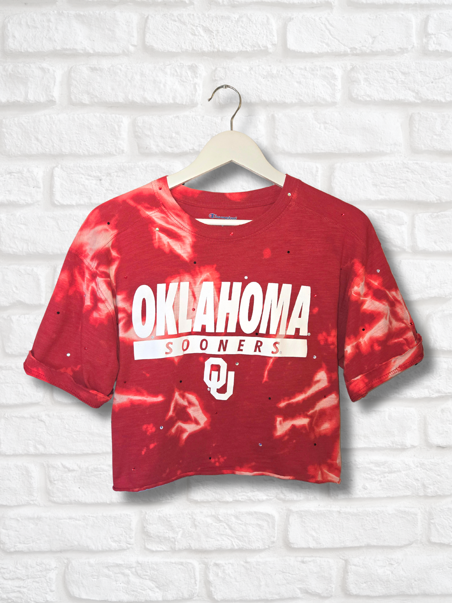 Oklahoma Sooners Crop Top- Large