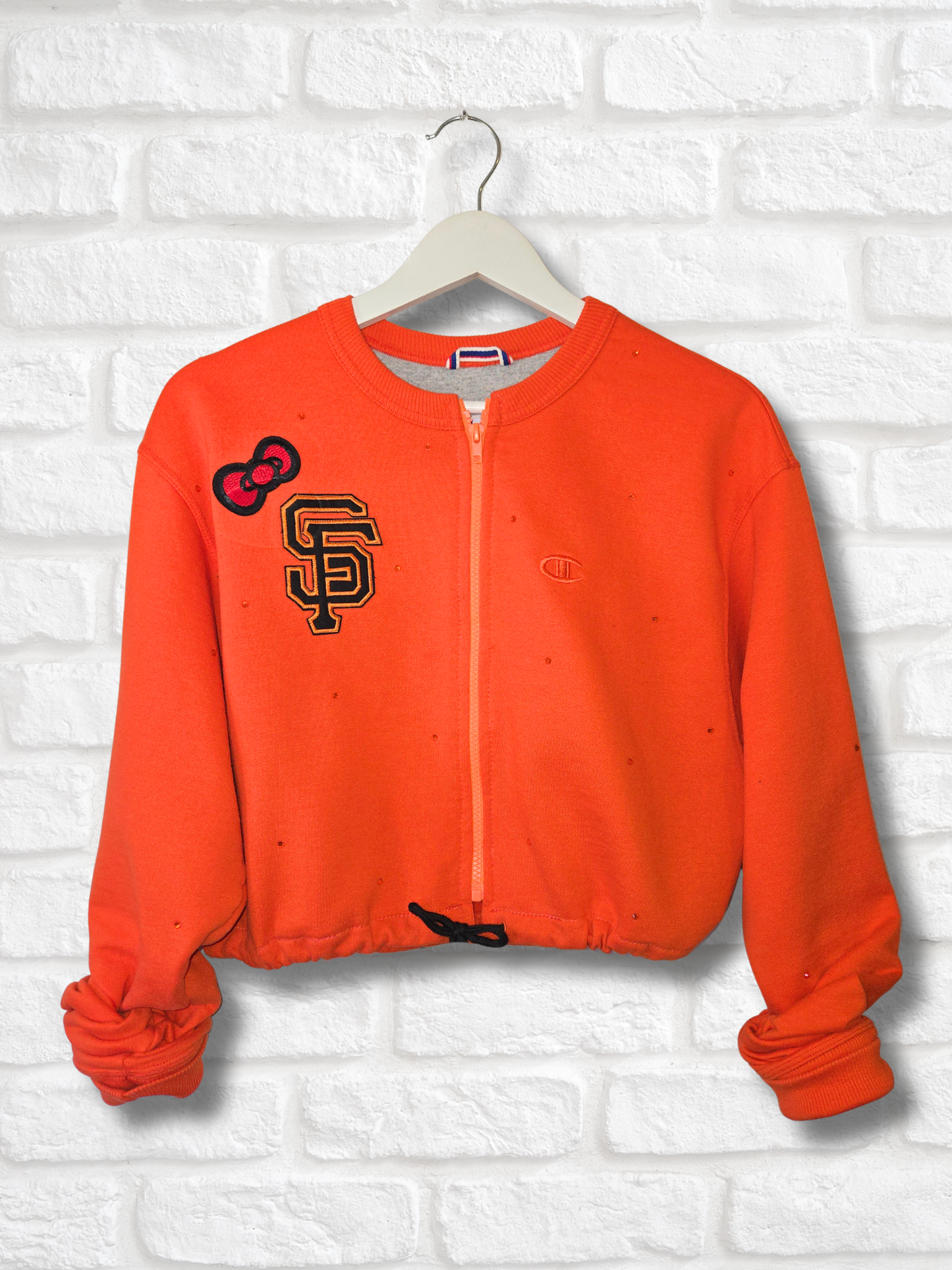 San Francisco Giants HK Crop Zip-Up Sweatshirt- Medium