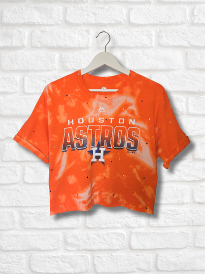 Houston Astros Crop Top- Large