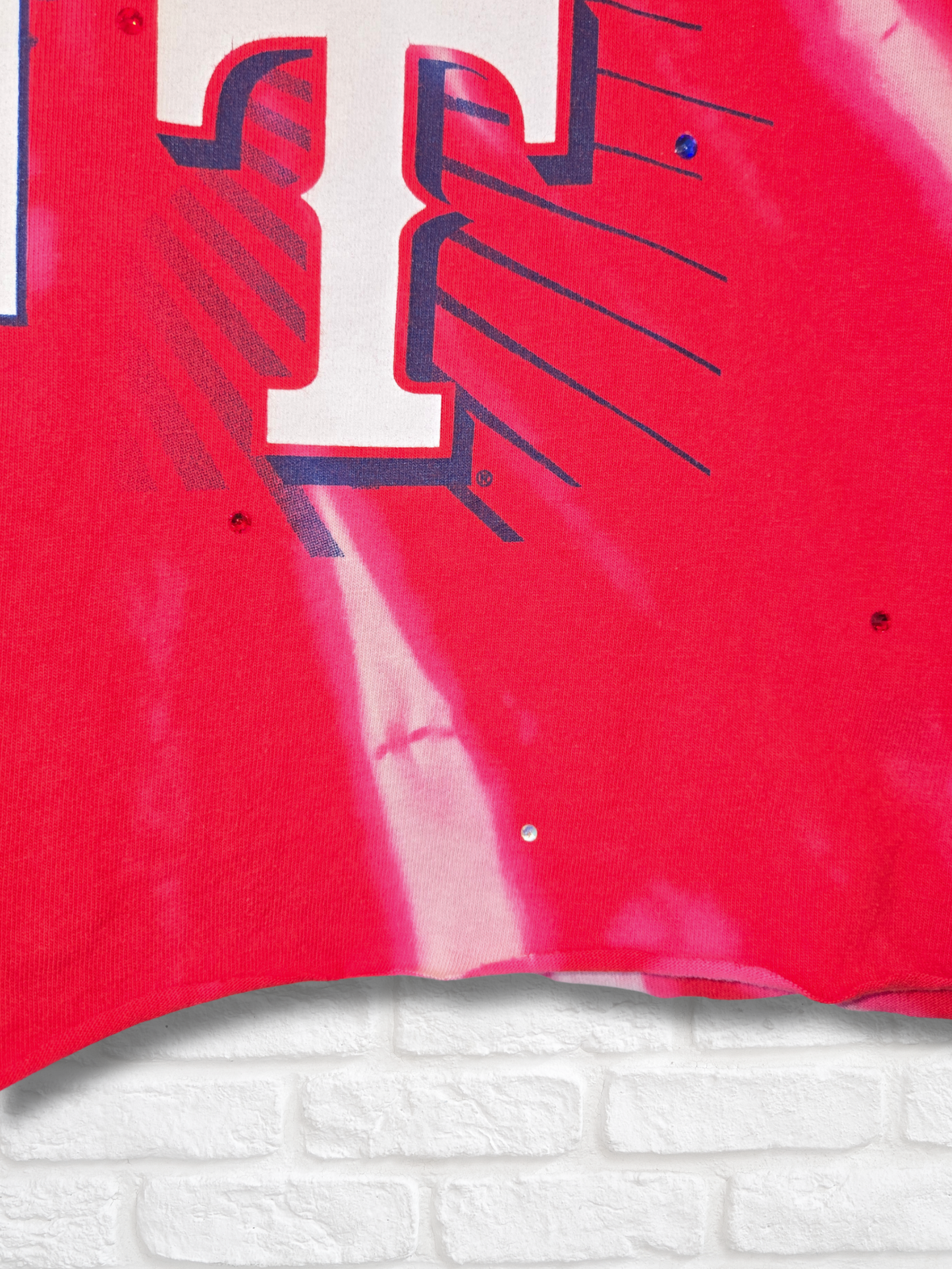 Texas Rangers Crop Top- Large