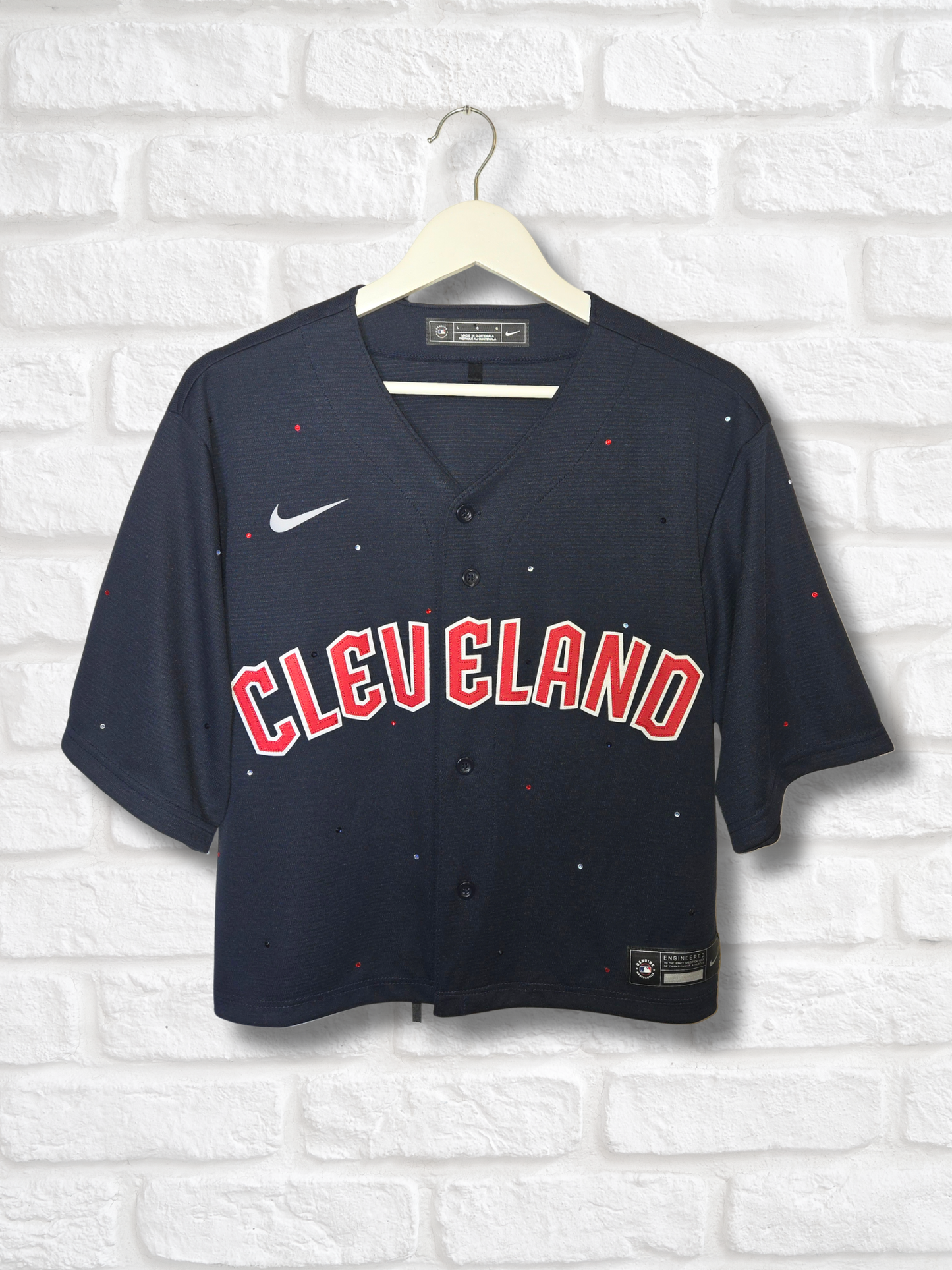 Cleveland Guardians Crop Jersey- Large