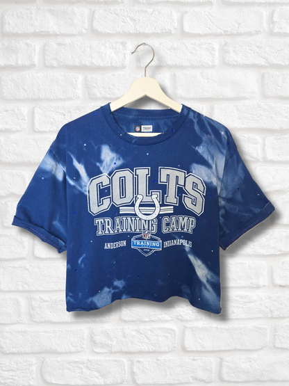 Indianapolis Colts Crop Top- Large