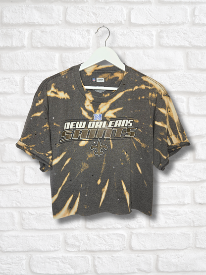 New Orleans Saints Crop Top- Large