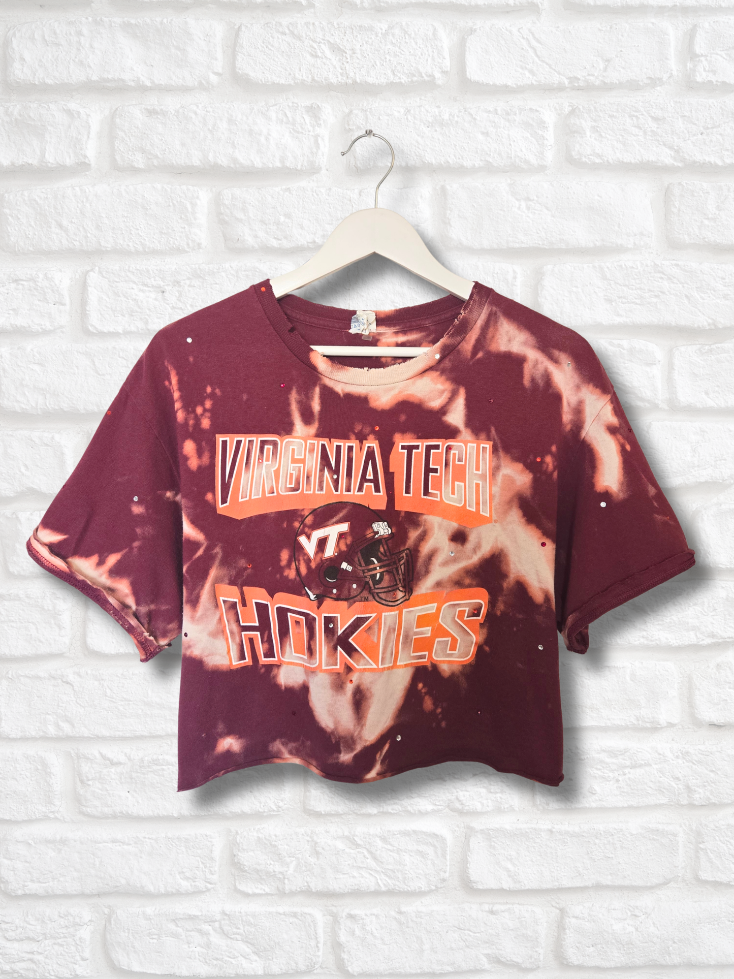 Virginia Tech Hokies Crop Top-  Large