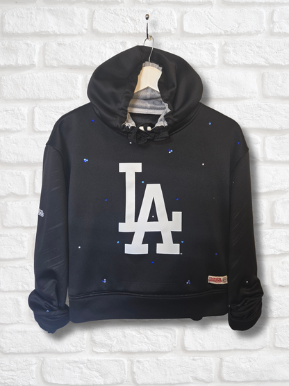 Los Angeles Dodgers Crop Hoodie