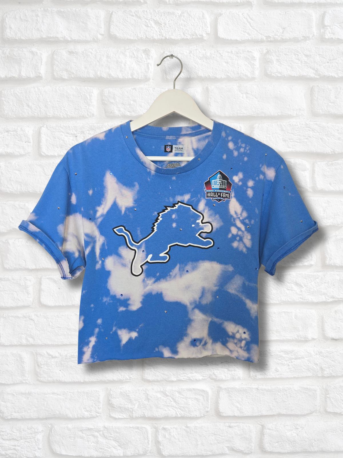 Detroit Lions Crop Top-Medium