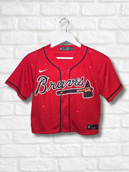 Atlanta Braves Crop Jersey- Small