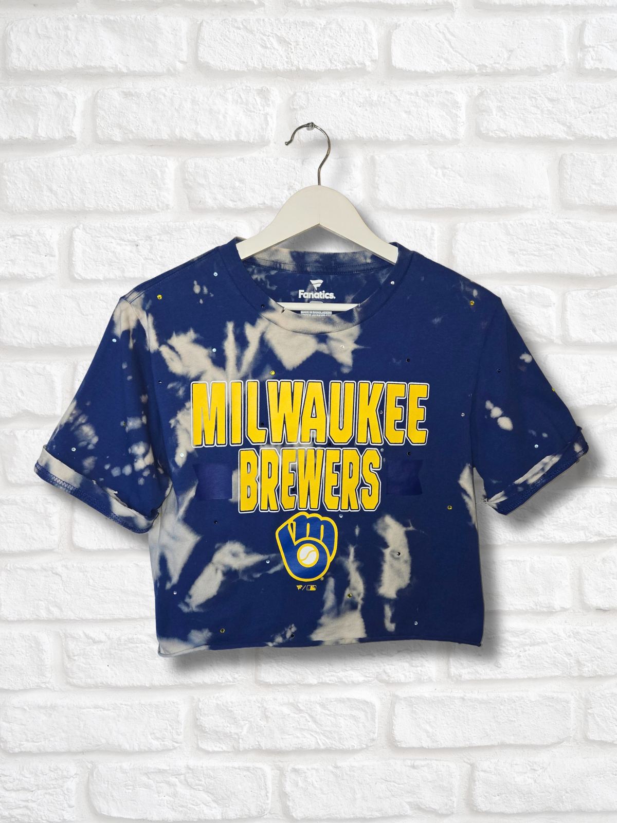 Milwaukee Brewers Crop Top- Medium