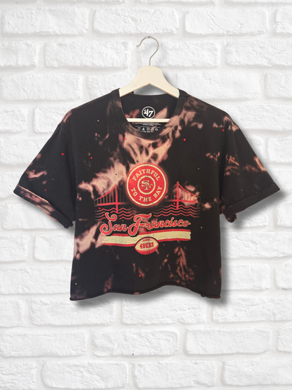 San Francisco 49ers Crop Top- Large