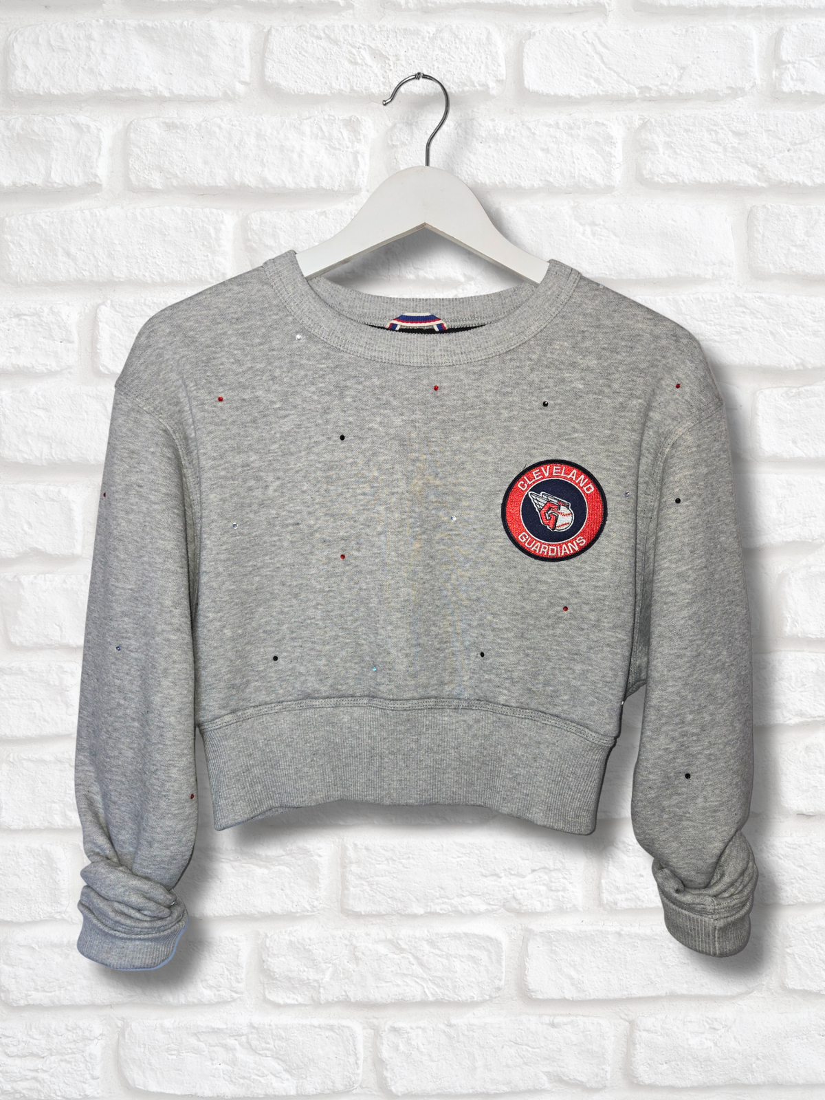 Cleveland Guardians Crop Sweatshirt - Small