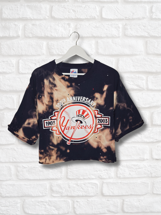 New York Yankees Crop Top- XL