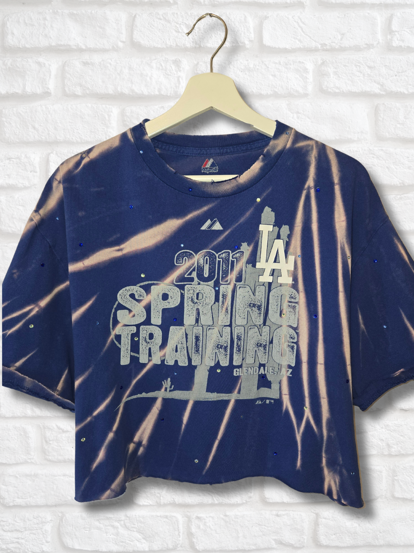 Los Angeles Dodgers Crop Top - Large