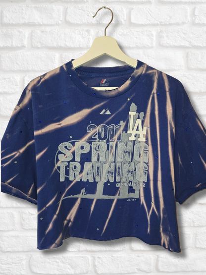 Los Angeles Dodgers Crop Top - Large