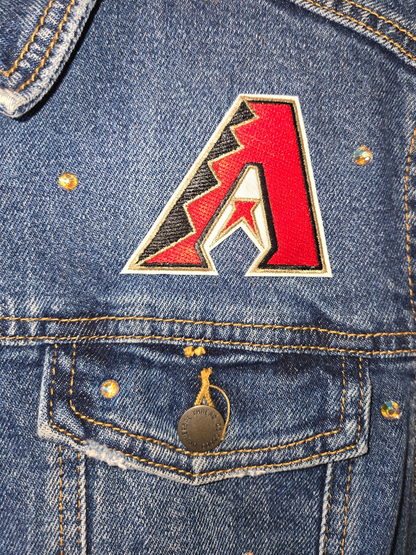 Arizona Diamondbacks Rhinestone Crop Jacket