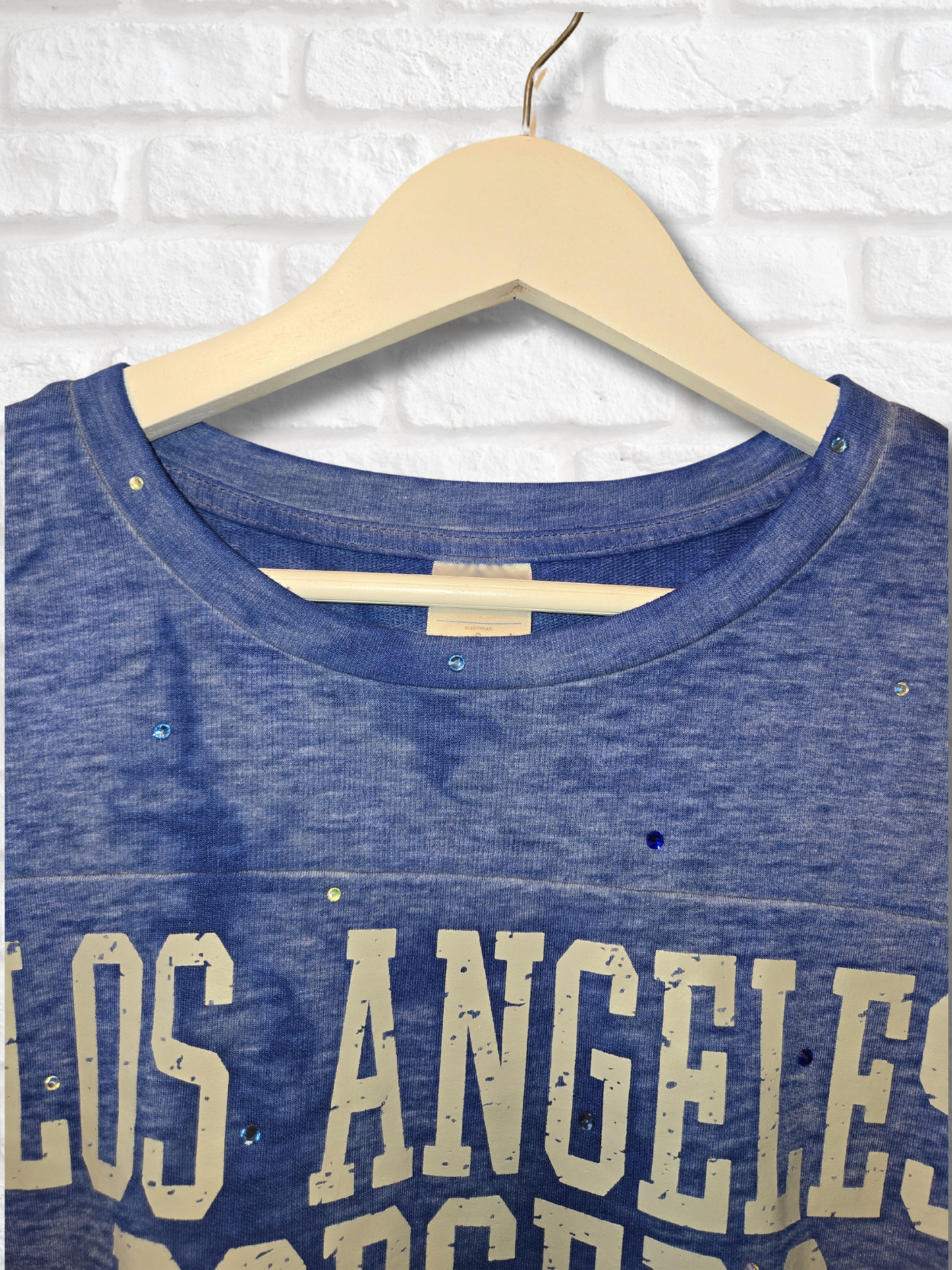 Los Angeles Dodgers Crop Top  -Small