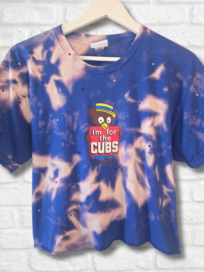 Chicago Cubs Crop Top- Large